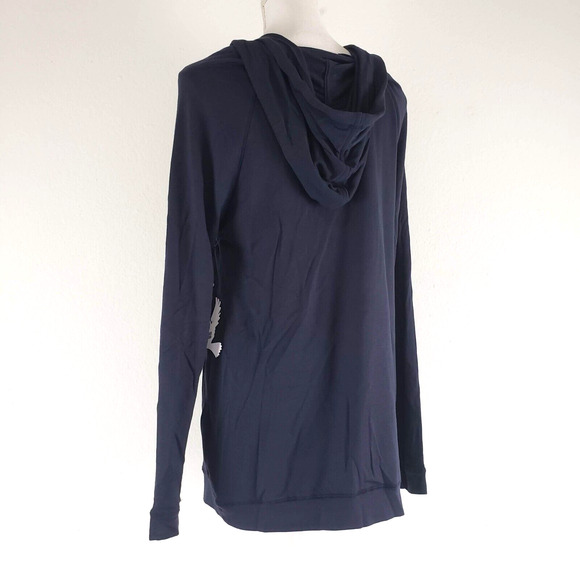 NEW!! Ink Love and Peace SIZE M Comfy Navy Blue Thin Sweatshirt Womens Juniors - Picture 2 of 12